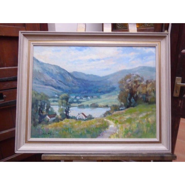 John Stephens, Lake Coniston, Oil on Board, circa 1970s Material: Oil on board An atmospheric oil on board depicting Lake...