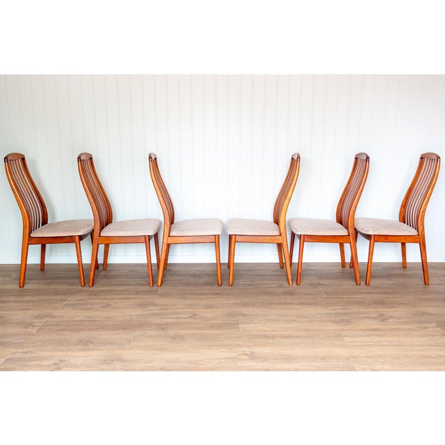 Vintage Danish Teak Dining Chairs by Preben Schou Andersen, 1970s, Set of 6 For Sale - Image 9 of 18
