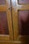 Wood Vintage Wood & Brick Red Punched Tin Pie Safe Cabinet W/ Shelves & Lower Drawer For Sale - Image 7 of 18