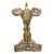 19th Century 19th-Century French Cast Iron Heron Umbrella Stand with Hand-Painted Details For Sale - Image 5 of 12