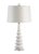 The retro modern design of this ceramic vase combined with the simplicity of the snow white glaze make zulu lamp a...