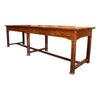 Vintage Community Table, 1920s For Sale