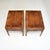 Brown Vintage Georgian Style Yew Wood Side Tables, 1950, Set of 2 For Sale - Image 8 of 13