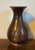 Antique Early 20th Century Japanese Brown Speckled Glaze Baluster Shape Porcelain Vase For Sale - Image 12 of 17