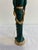 Vintage Carved Angel Figurine With Gold Feathered Wings and Painted Floral Bouquet For Sale - Image 10 of 12