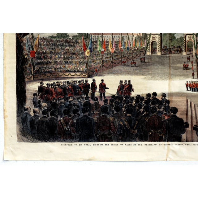 Paper 1860 English Newspaper - the Illustrated London News, Oct 27 1860 (Recto-Verso, Colored) For Sale - Image 7 of 11