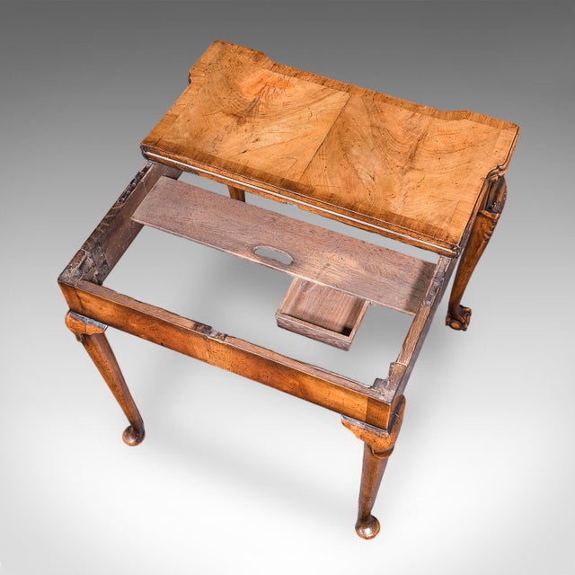 Antique Fold Over Bridge Table, English, Walnut, Game, Card, Georgian, c.1780 For Sale - Image 9 of 12