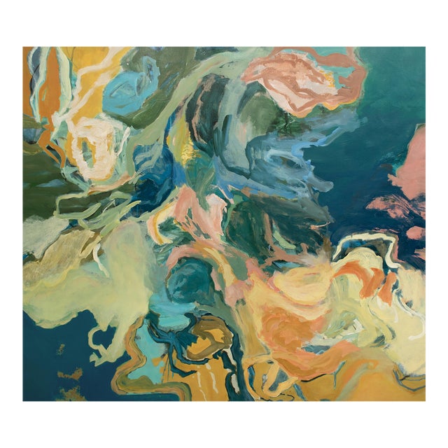 Oversized Original Abstract Painting by Susan Foley For Sale