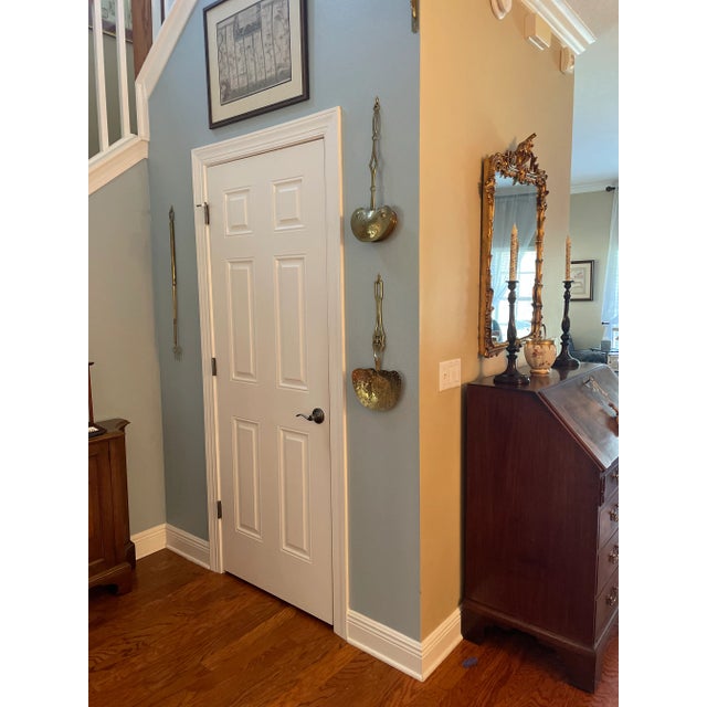 This ornate Victorian brass Milk Skimmer while very functional, I doubt ever saw any active duty skimming milk. A truly...