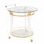 Maison Charles Vintage Bar Trolley in Brass and Glass by Maison Charles for Maison Charles, 1970s For Sale - Image 4 of 4