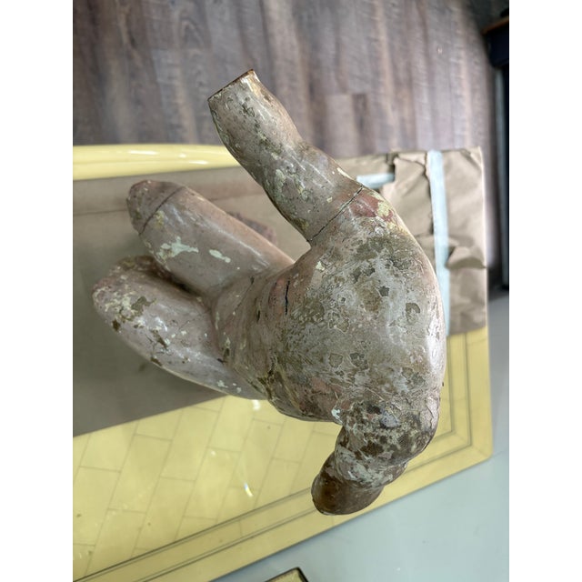 Wood 18th Century Italian Carved Wood Torso on Plinth For Sale - Image 7 of 10