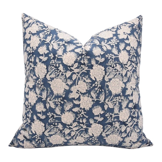 Fabdivine Colorful Block Print Cushion Cover 24x24 Inch Duck Canvas-Rameshwaram For Sale