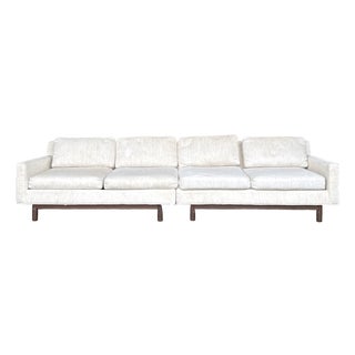 Selig 2 Piece Sectional Sofa Mid Century Modern For Sale