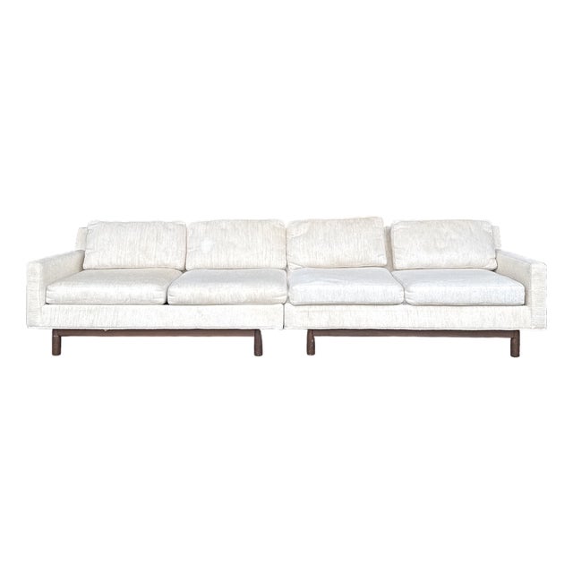 Selig 2 Piece Sectional Sofa Mid Century Modern For Sale