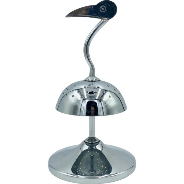 Vintage Stork Silver Plate Hors D’oeuvres Stand Cocktail Barware For Sale - Image 11 of 12