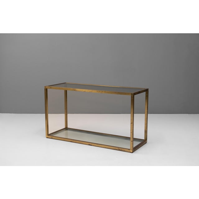 Gold Vintage Side Table, 1980s For Sale - Image 8 of 8