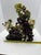 Vintage Chinoiserie Asian Hardstone Grape Vine Sculpture on Carved Wood Base Statement Sculpture For Sale - Image 10 of 12