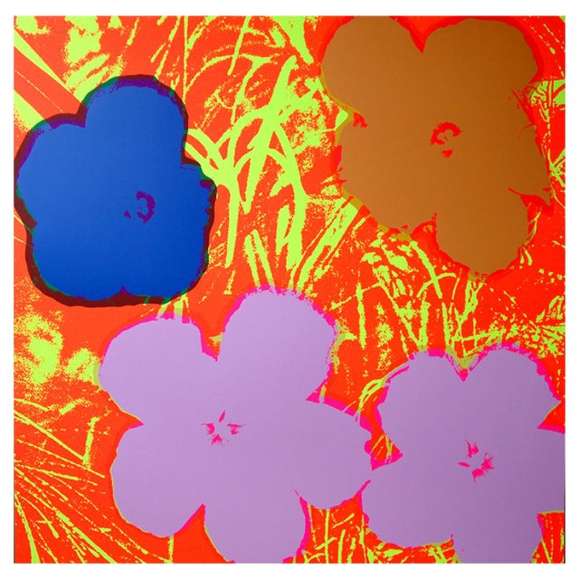 Sunday B. Morning after Andy Warhol, Flowers 11.69, Silkscreen Print For Sale