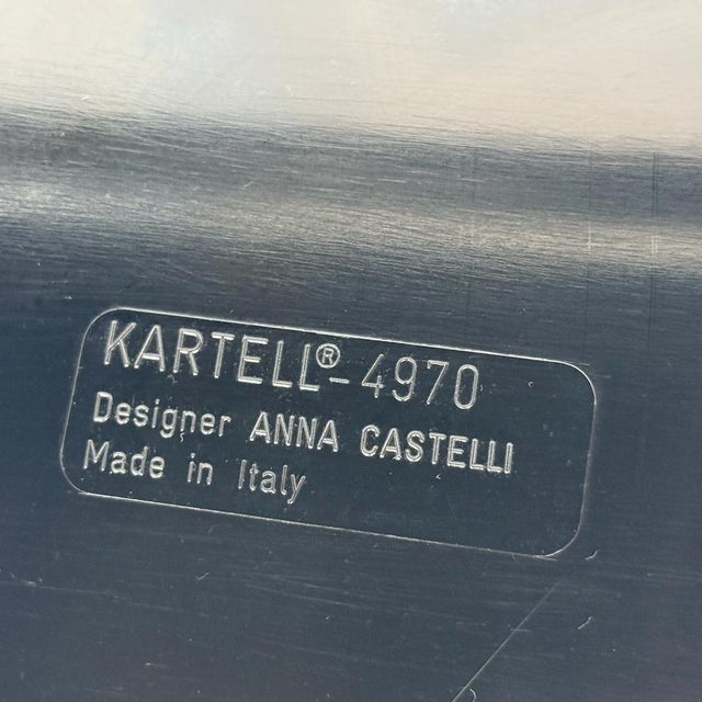 This square Kartell Componibili model 4970 was designed by Anna Castelli Ferrieri in the 1960s as part of the modular...