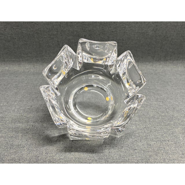 Orrefors Corona Crystal Bowl For Sale In Raleigh - Image 6 of 7