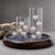 2020s Kelly 4-Piece Set Glass Tealight Holder/Hurricane, L For Sale - Image 5 of 8