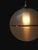Vintage Italian Space Age Pendant Light in Acrylic Glass, Chrome and Steel, 1970s For Sale - Image 11 of 12