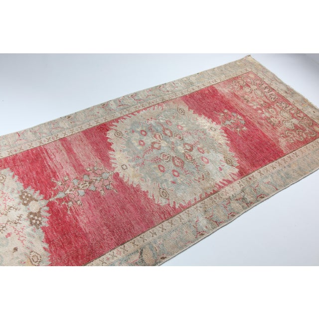 1940s Vintage Hallway Runner Rug -12' 2 X 2' 11 For Sale - Image 14 of 16