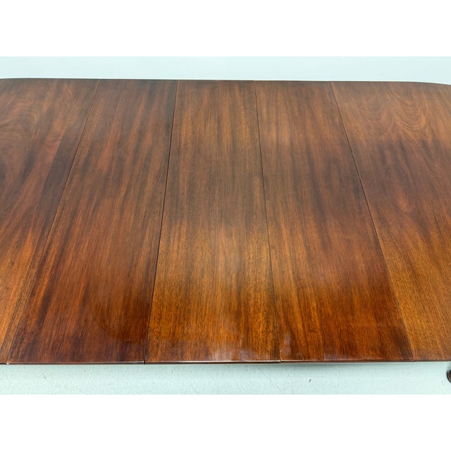 Henkel Harris 2211 29 Solid Mahogany Queen Anne Dining Table For Sale - Image 9 of 16