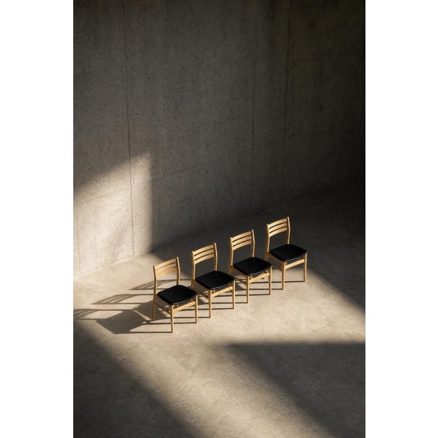 Vintage Scandinavian Oak Dining Chairs from Sax Møbelfabrik, 1960s, Set of 4 For Sale - Image 18 of 18