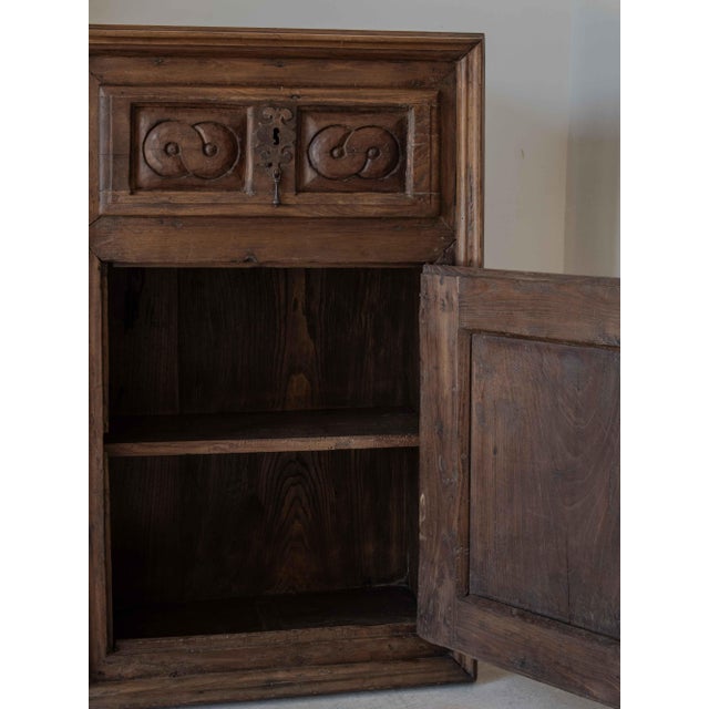 Brown French Cabinet in Walnut For Sale - Image 8 of 15
