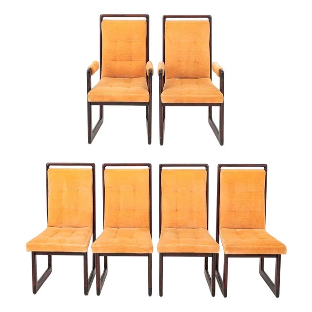 Vladimir Kagan Nobadeer Dining Chairs, 6 For Sale