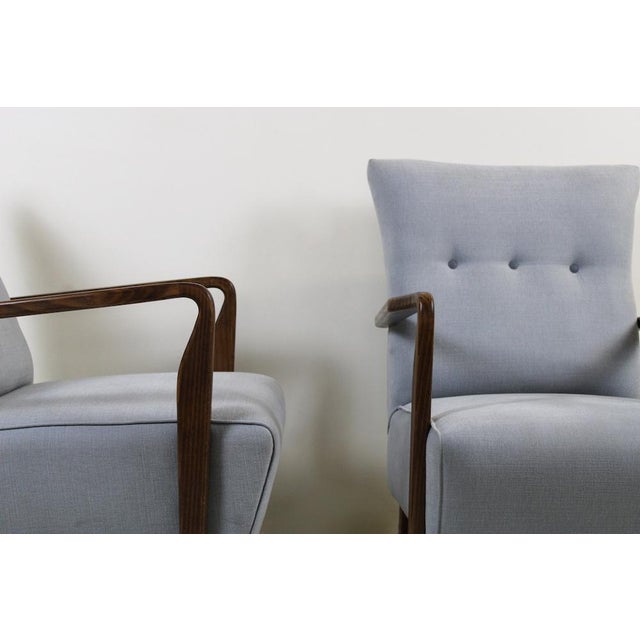 Set of Armchairs attributed to Studio Tecnico Cassina, 1940s For Sale - Image 11 of 14