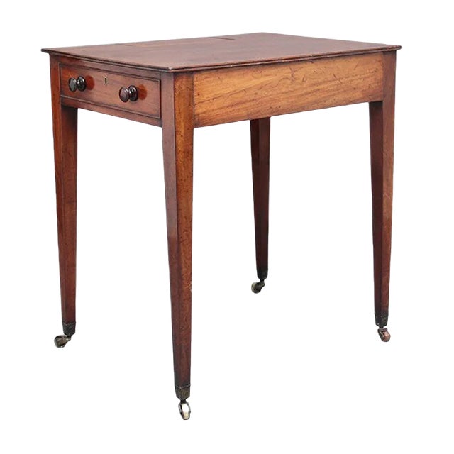 19th Century Mahogany Writing Table For Sale