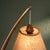 Wood Scandinavian Floor Lamp with Wooden Stem and Fiberglass Shade For Sale - Image 7 of 12