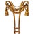 1960s 1960 Italian Florentine Gilt Metal Rope and Tassel Plant Stands - A Pair For Sale - Image 5 of 11