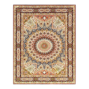 Pasargad DC Fine Hand Knotted Silk & Wool Tabriz Rug