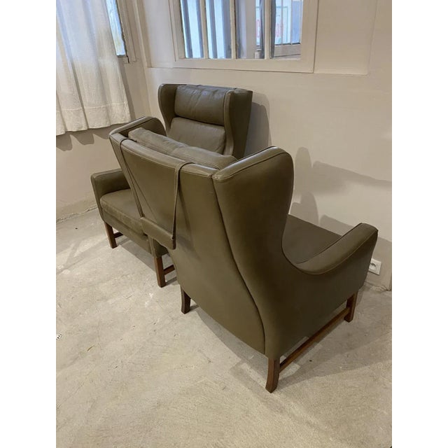 Set of Scandinavian Armchairs by Fredrik Kaiser for Vatne Møbler For Sale - Image 3 of 9