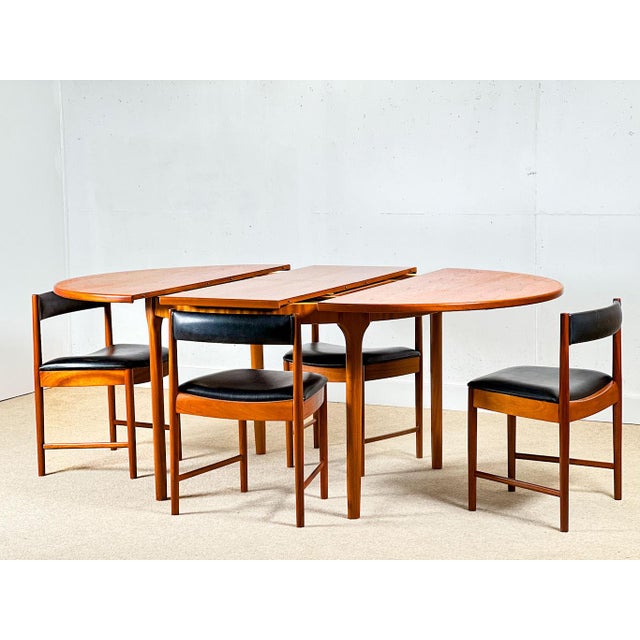 1970s Dining Set by Tom Robertson for McIntosh, 1970s, Set of 5 For Sale - Image 5 of 18