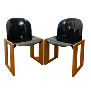 A Dialogo Chairs by Afra and Tobia Scarpa for B&B, 1970s, Set of 2 For Sale