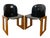 A Dialogo Chairs by Afra and Tobia Scarpa for B&B, 1970s, Set of 2 For Sale