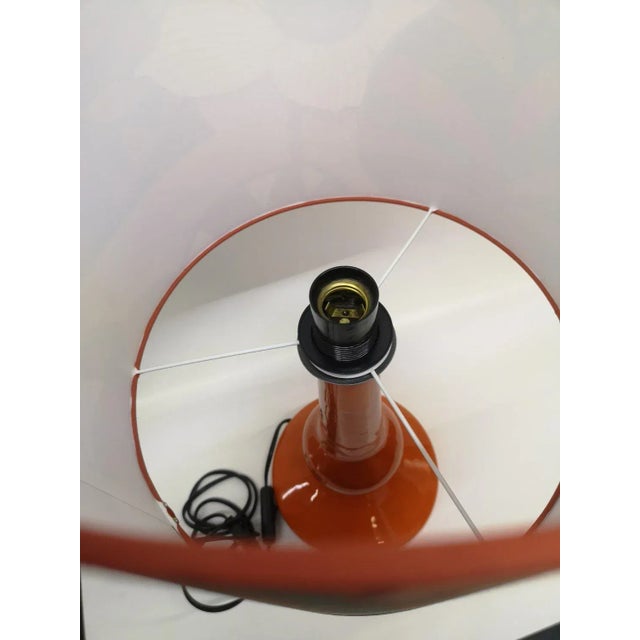 Mid-Century Hungarian Ceramic Table Lamp For Sale - Image 4 of 7