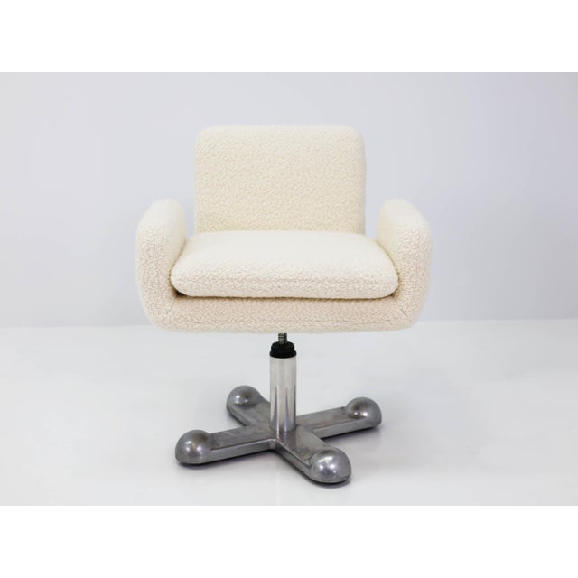 Ettore Sottsass Planula Swivel Desk Chair by Ettore Sottsass and Perry King for Planula Di Aliana, Italy, 1972 For Sale - Image 4 of 10