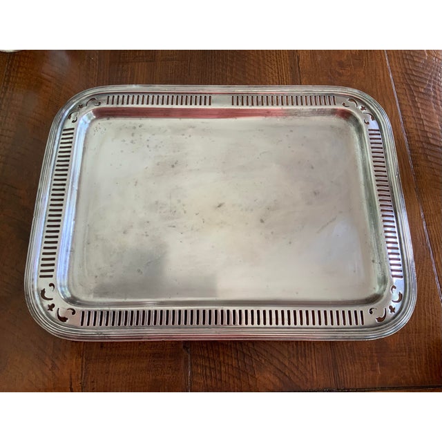 1940s 1940s Reed & Barton Hotel Statler Silver Tea & Coffee Service - Set of 5 for Traditional & English Decor & Hotel Silver Collectors For Sale - Image 5 of 12