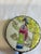 Vintage Hand Mirror With Jade Handle & Hand-Painted Asian Scene For Sale - Image 4 of 11