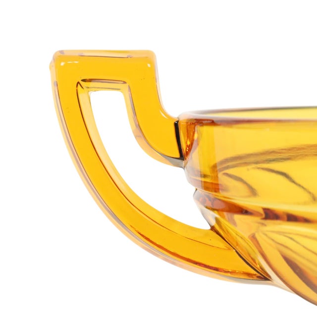 1930s Art Deco Noémie Fruit Bowl Luxval from Val Saint Lambert, 1935 For Sale - Image 5 of 17