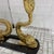 Neoclassical 1970s Sculptural Italian Bronze Brass Koi Fish Console Table For Sale - Image 3 of 9