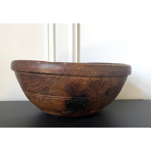 19th Century Large Antique American Burl Bowl For Sale - Image 5 of 17