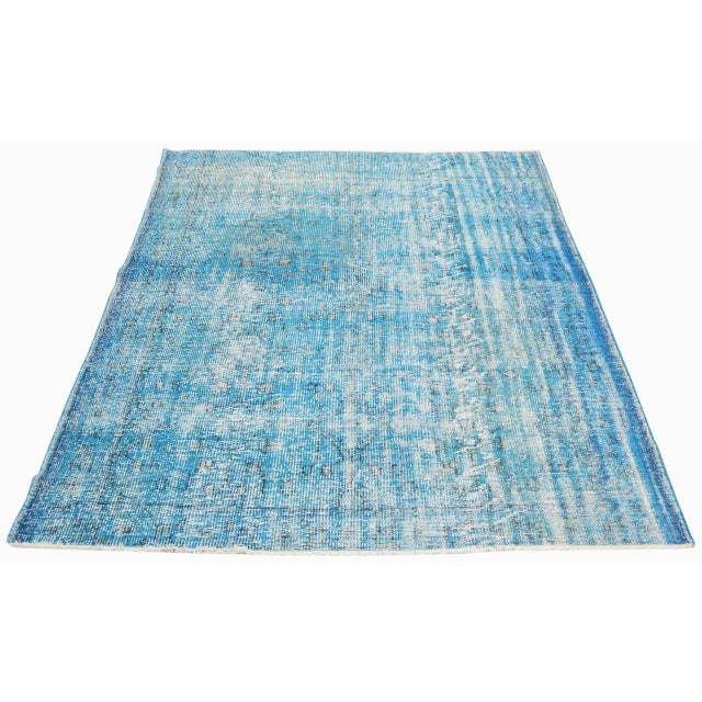 1950s Vintage Turkish Anatolian Hand Knotted Wool Rug, 6'3"x8'5" For Sale - Image 5 of 5