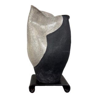 Mid-Century Abstract Free-Form Pottery Vase- Sills Studio For Sale