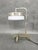 Exceptional and rare Bauhaus table lamp from 1930s Czechoslovakia, distinguished by its architectural composition and...